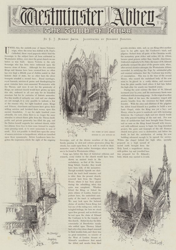 Opactwo Westminsterskie autorstwa Herbert Railton