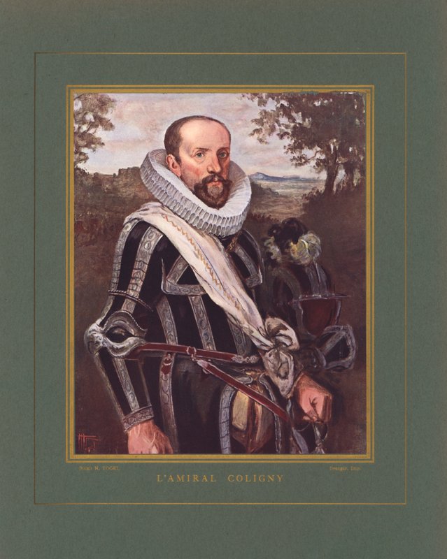 Gaspard II de Coligny، د فرانسې اډمیرل او د هوګینوټ مشر د فرانسې د مذهب پالی جنګونو پرمهال autorstwa Hermann Vogel