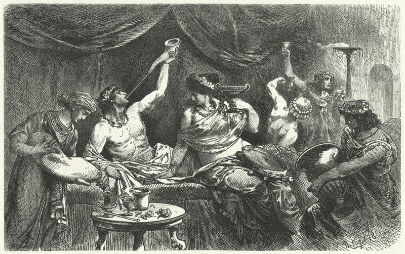 Bachana rzymska w czasach Messaliny, I wiek autorstwa Hermann Vogel