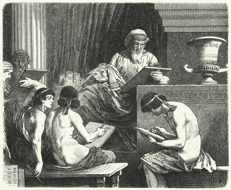 Solon, prawodawca Aten autorstwa Hermann Vogel