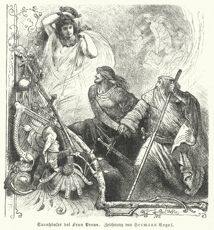 Tannhauser z Wenus autorstwa Hermann Vogel