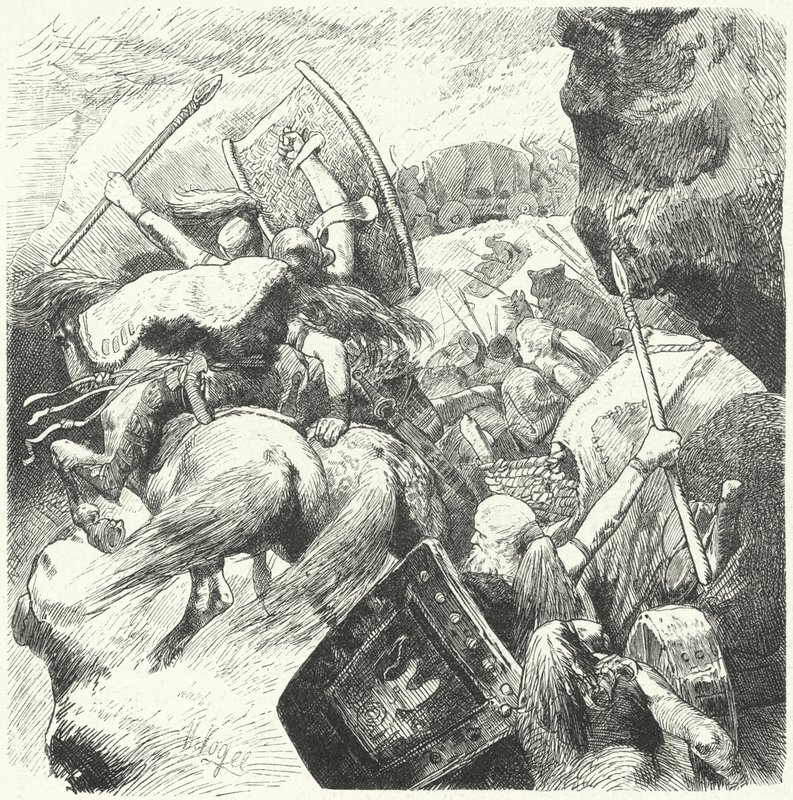 Migracje barbarzyńców, IV-VI wiek autorstwa Hermann Vogel