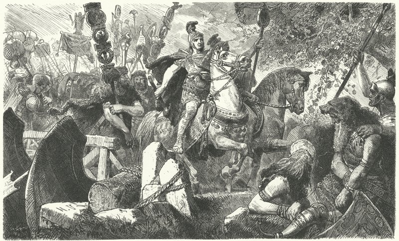 Rzymianie w Germanii autorstwa Hermann Vogel