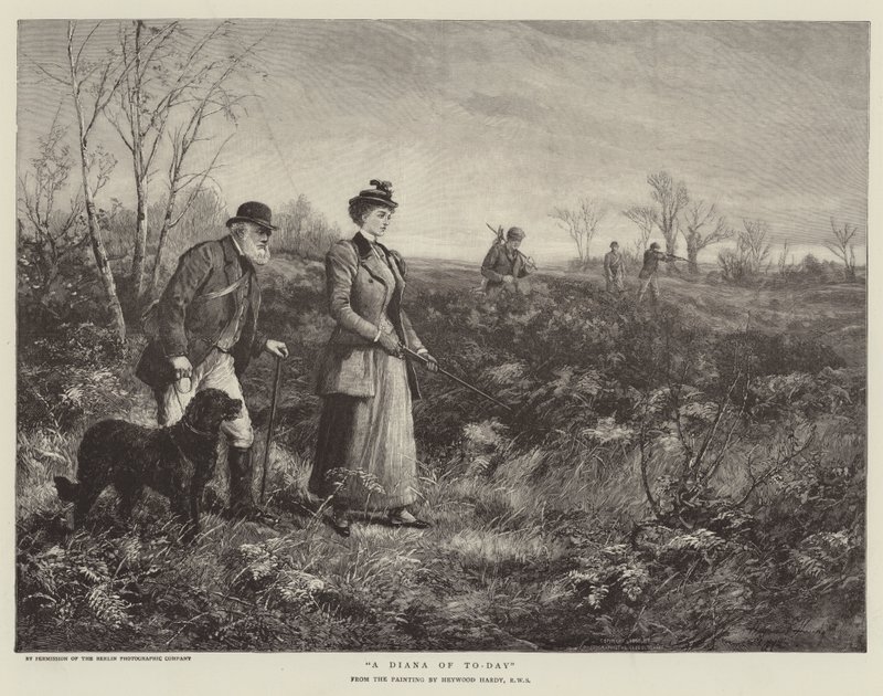 A Diana of To-Day autorstwa Heywood Hardy