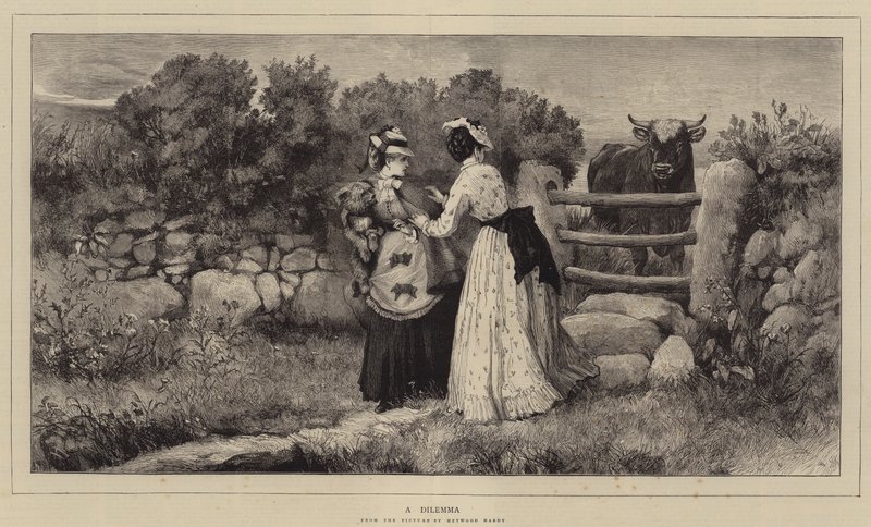 Dylemat autorstwa Heywood Hardy