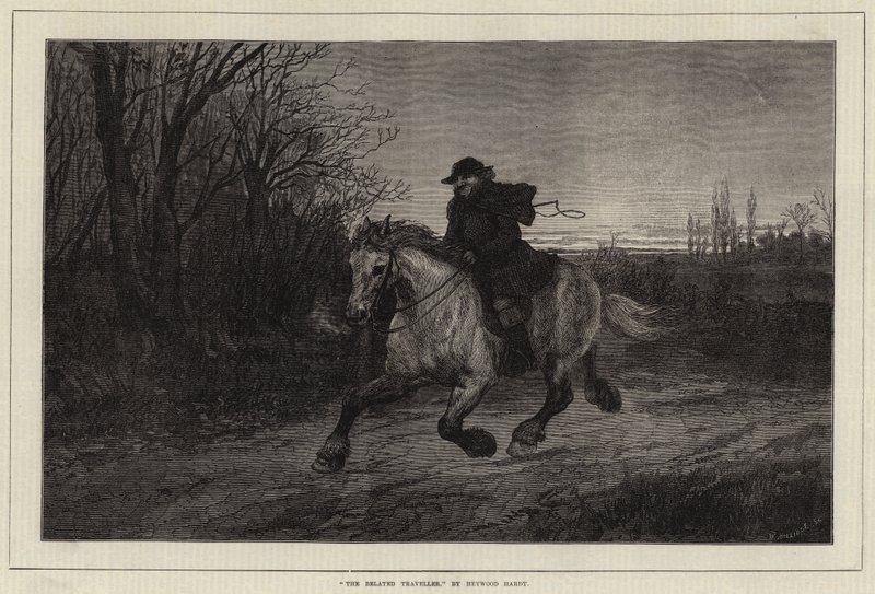 Spóźniony Podróżnik autorstwa Heywood Hardy