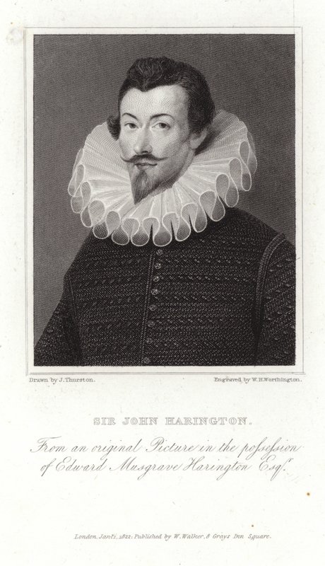 Portret Sir Johna Haringtona autorstwa Hieronymus Custodis