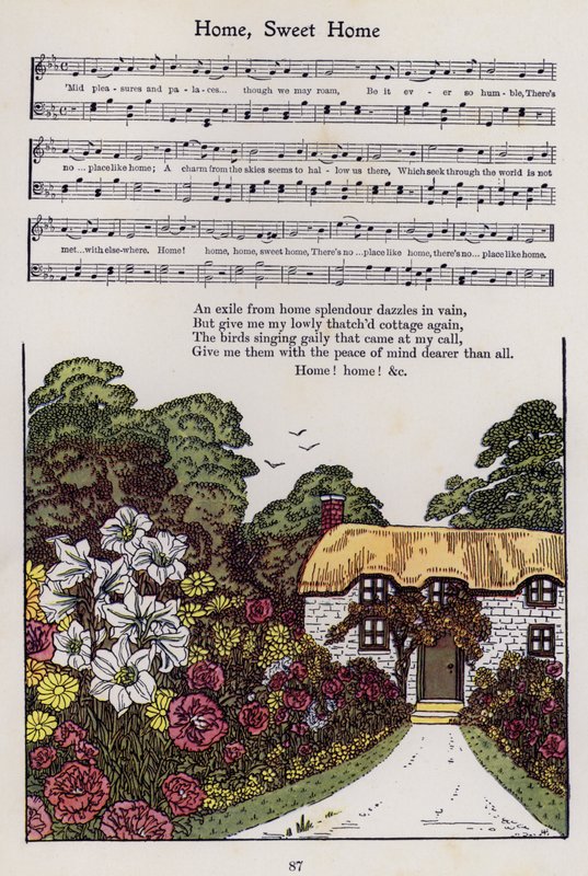 Dom, słodki dom (litografia kolorowa) autorstwa Hilda Broughton