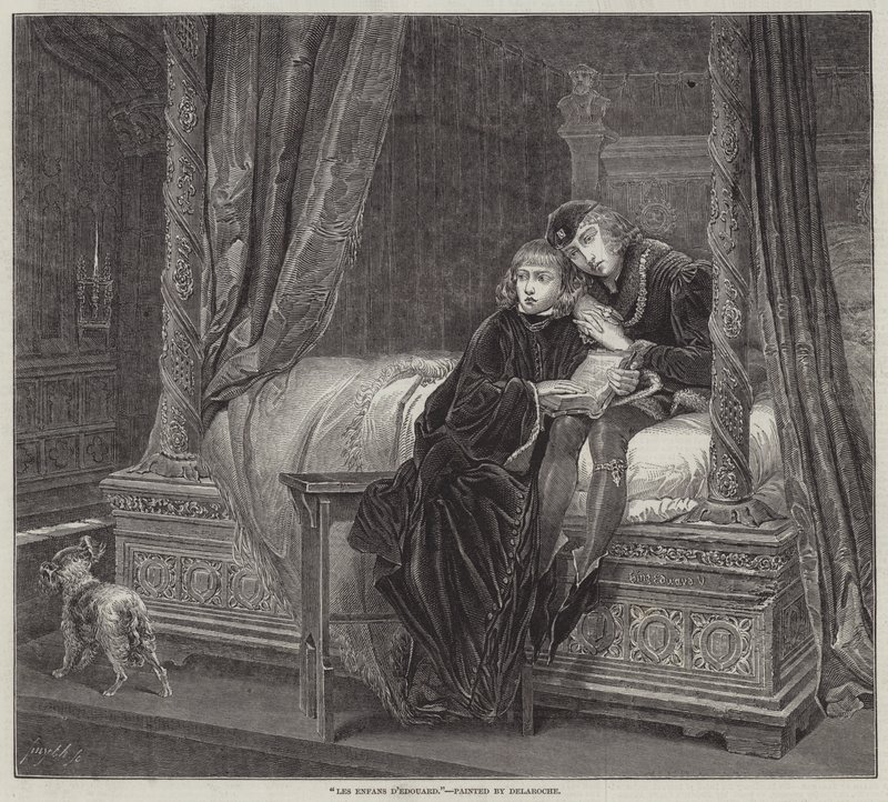 Dzieci Edouarda autorstwa Hippolyte Delaroche