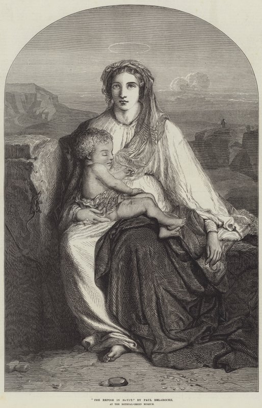 Odpoczynek w Egipcie autorstwa Hippolyte Delaroche