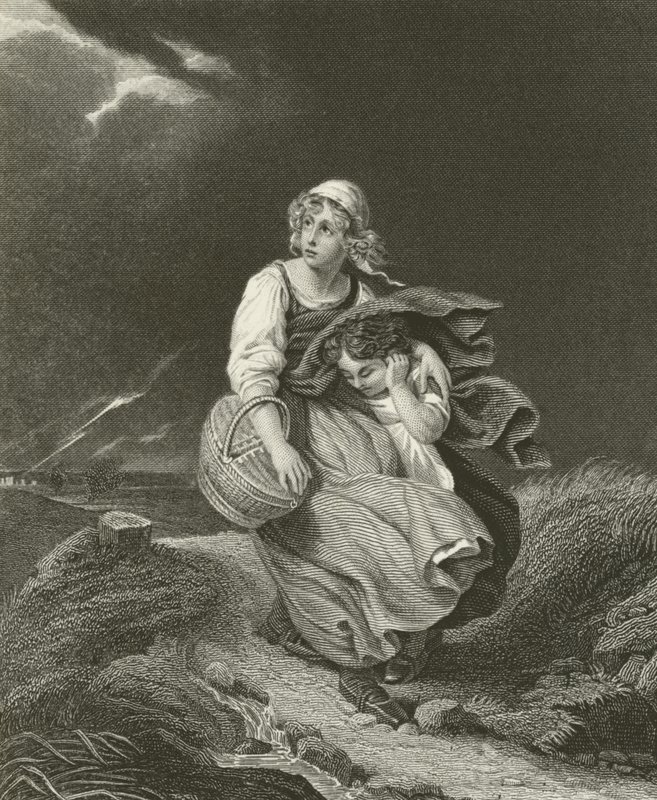 Burza autorstwa Hippolyte Delaroche