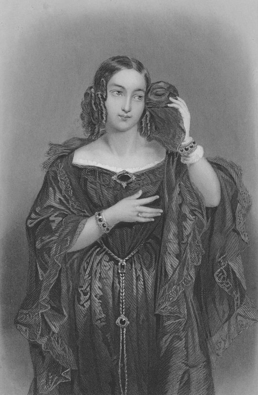 Sontag, Anna (grafika) autorstwa Hippolyte Delaroche