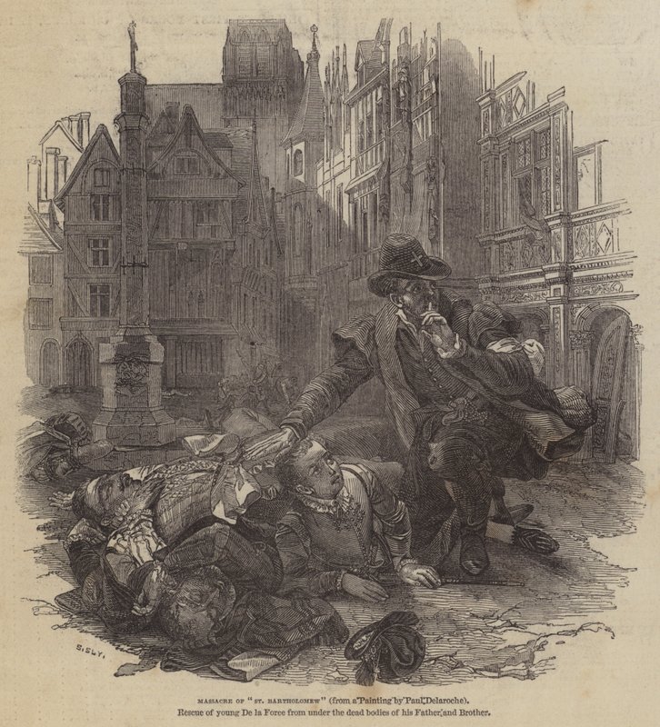 Masakra św Bartłomieja autorstwa Hippolyte Delaroche