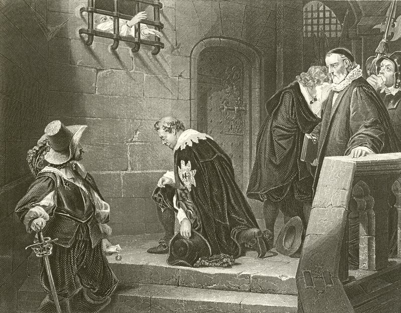 Hrabia Strafford idzie na egzekucję autorstwa Hippolyte Delaroche