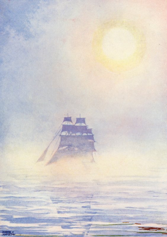 The Rime of the Ancient Mariner (kolorowa litografia) autorstwa Honor Charlotte Appleton
