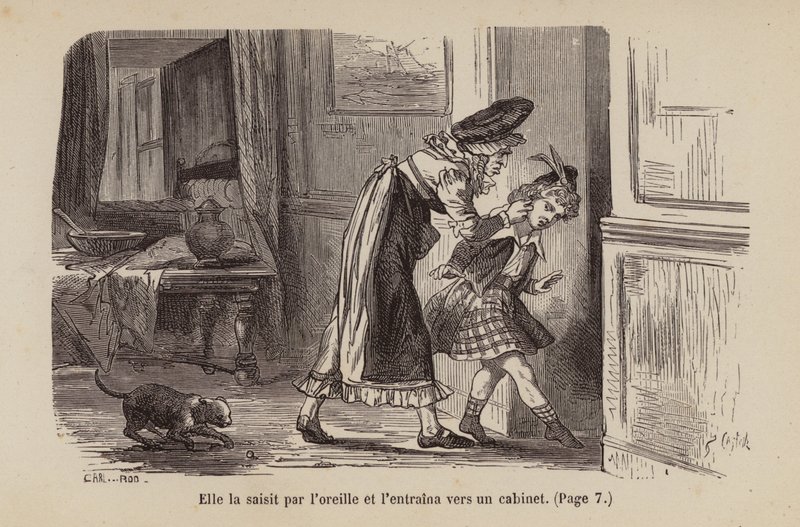 Ilustracja do Un Bon Petit Diable (grawerunek) autorstwa Horace (after) Castelli