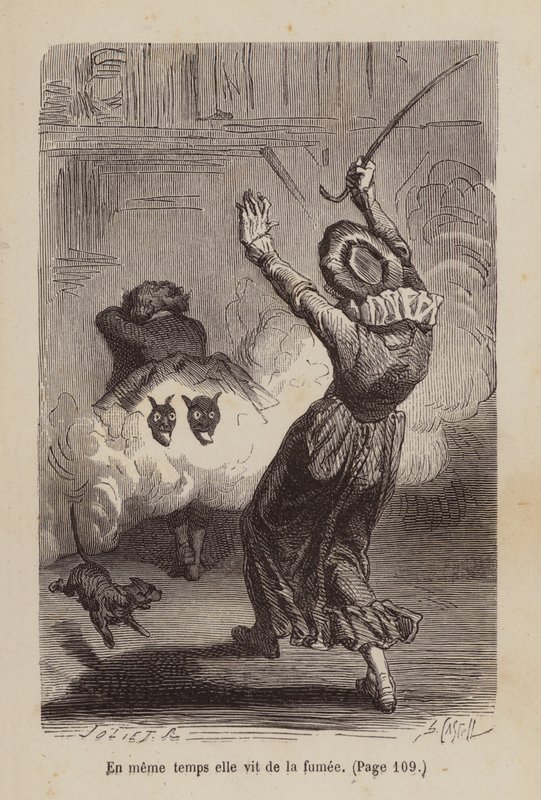 Ilustracja do Un Bon Petit Diable (grawerunek) autorstwa Horace (after) Castelli