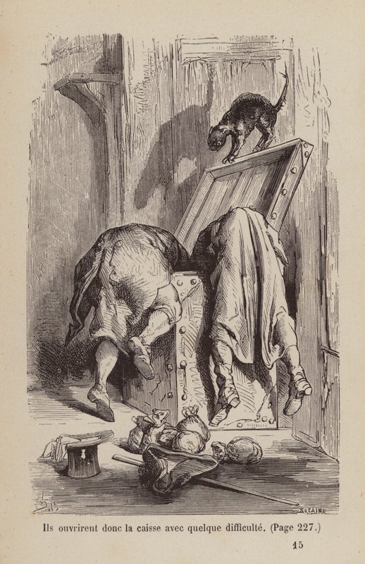 Ilustracja do Un Bon Petit Diable (grawerunek) autorstwa Horace (after) Castelli