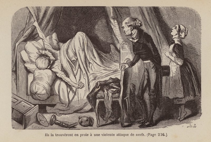 Ilustracja do Un Bon Petit Diable (grawerunek) autorstwa Horace (after) Castelli