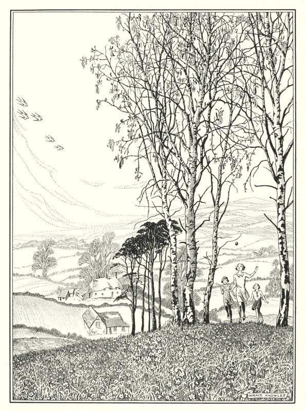 Kwiecień (litografia) autorstwa Horace J. Knowles