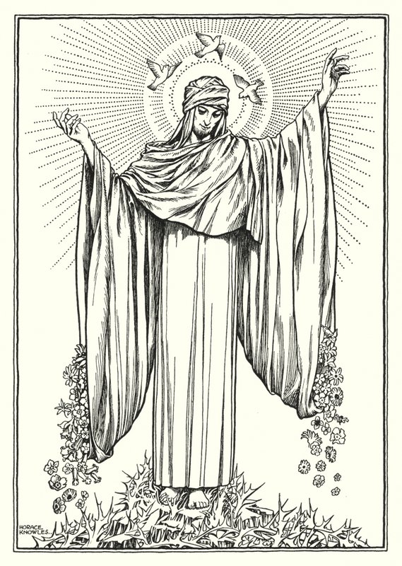 Ilustracja do Kazania na górze (grawerunek) autorstwa Horace J. Knowles