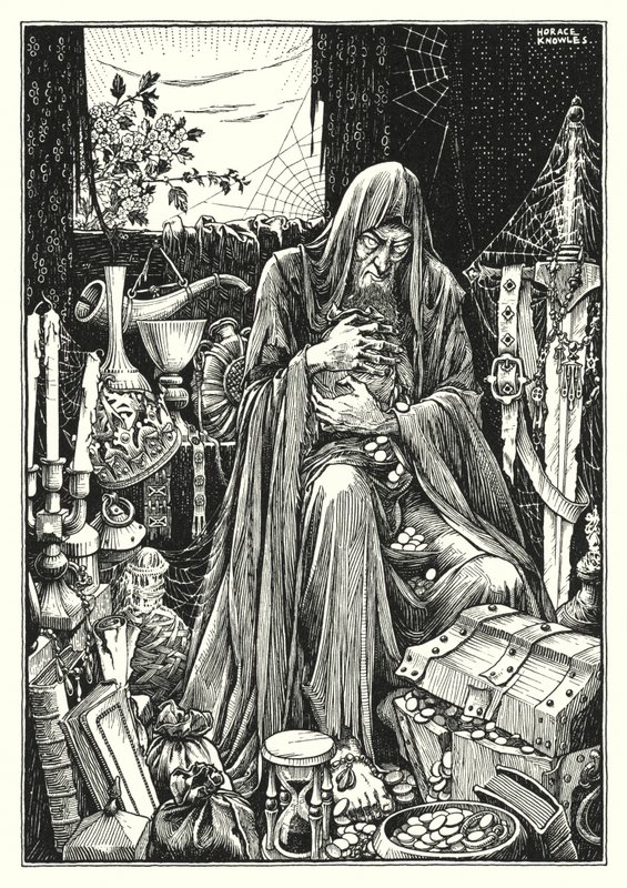 Ilustracja do Kazania na górze (grawerunek) autorstwa Horace J. Knowles