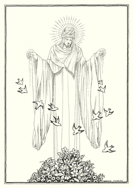 Ilustracja do Kazania na górze (grawerunek) autorstwa Horace J. Knowles