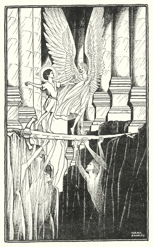 W świątyni (litografia) autorstwa Horace J. Knowles