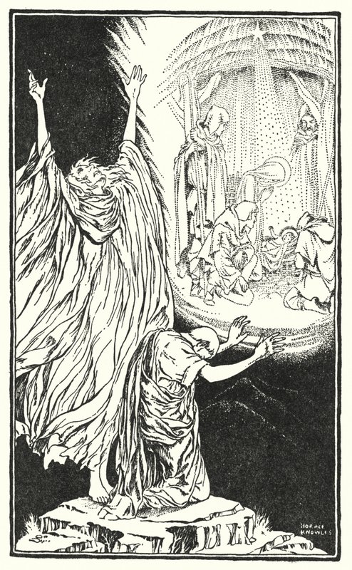 Wizja cesarza (litografia) autorstwa Horace J. Knowles