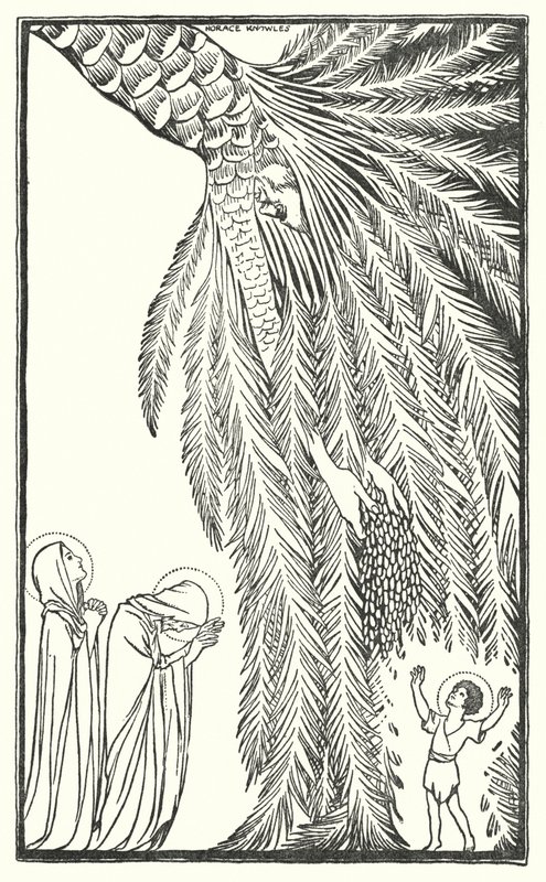 Ucieczka do Egiptu (litografia) autorstwa Horace J. Knowles