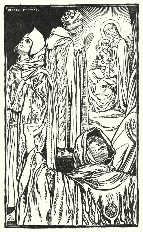 Studnia Mędrców (litografia) autorstwa Horace J. Knowles