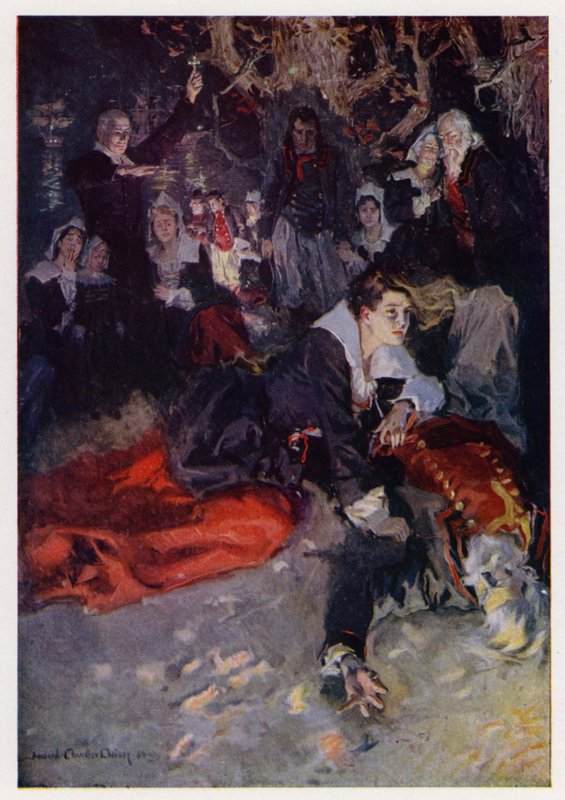 Ilustracja do Evangeline, A Tale of Arcadie, autorstwa Henry