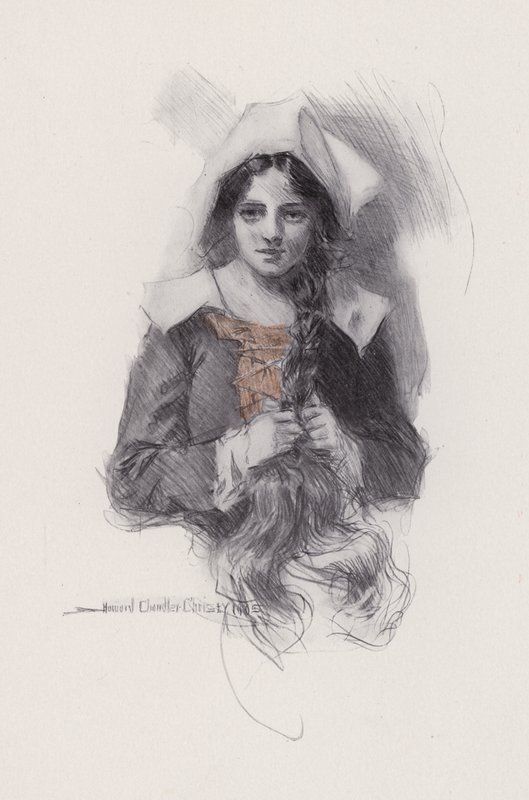 Ilustracja do Evangeline, A Tale of Arcadie, autorstwa Henry