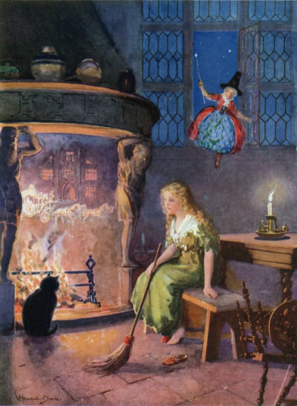 Kopciuszek (kolor lito) autorstwa Howard Davie