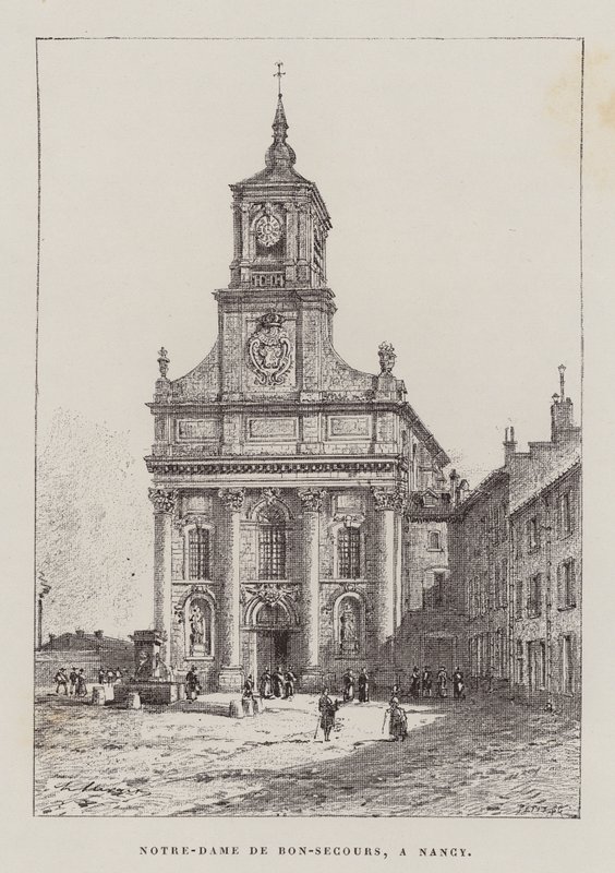 Notre-Dame De Bon-Secours, A Nancy (rycina) autorstwa Hubert Clerget