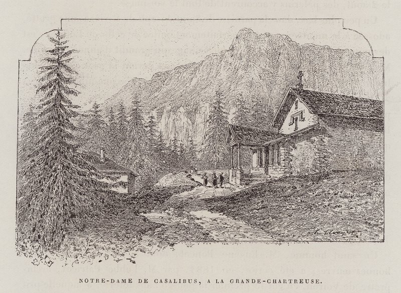 Notre-Dame De Casalibus, A La Grande-Chartreuse (rycina) autorstwa Hubert Clerget
