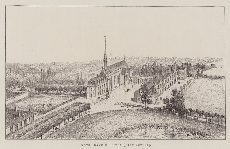 Notre-Dame De Livry, stan obecny (rycina) autorstwa Hubert Clerget