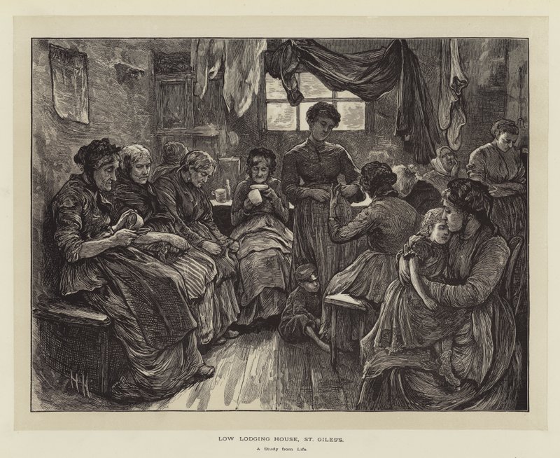Niski Dom Noclegowy, St Giles autorstwa Hubert von Herkomer