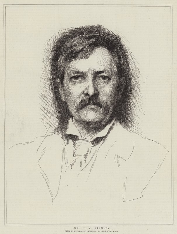 Pan H.M. Stanley autorstwa Hubert von Herkomer