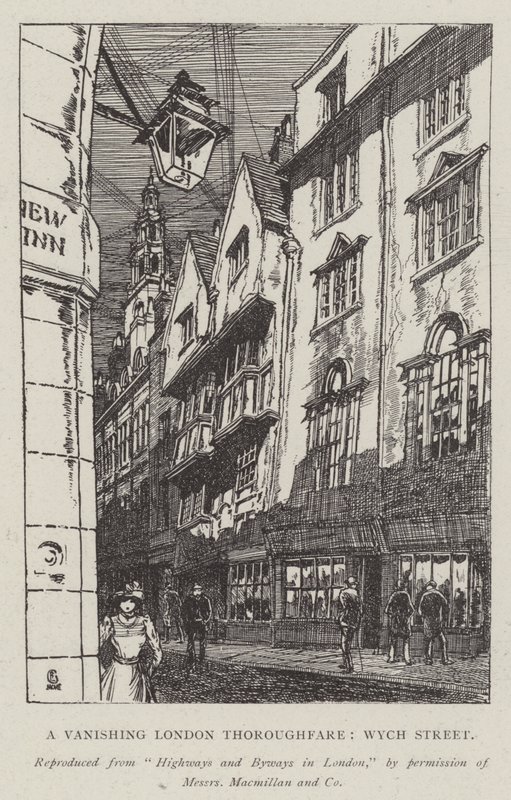 Znikająca londyńska autostrada, Wych Street autorstwa Hugh Thomson