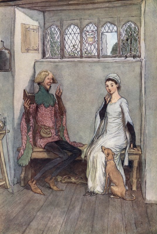 Ilustracja do Wesołych żon z Windsoru autorstwa Hugh Thomson