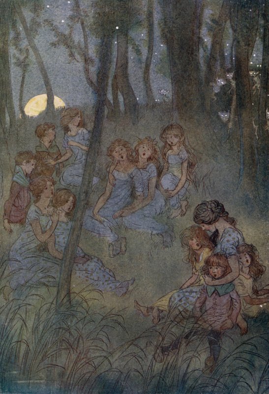 Ilustracja do Wesołych żon z Windsoru autorstwa Hugh Thomson