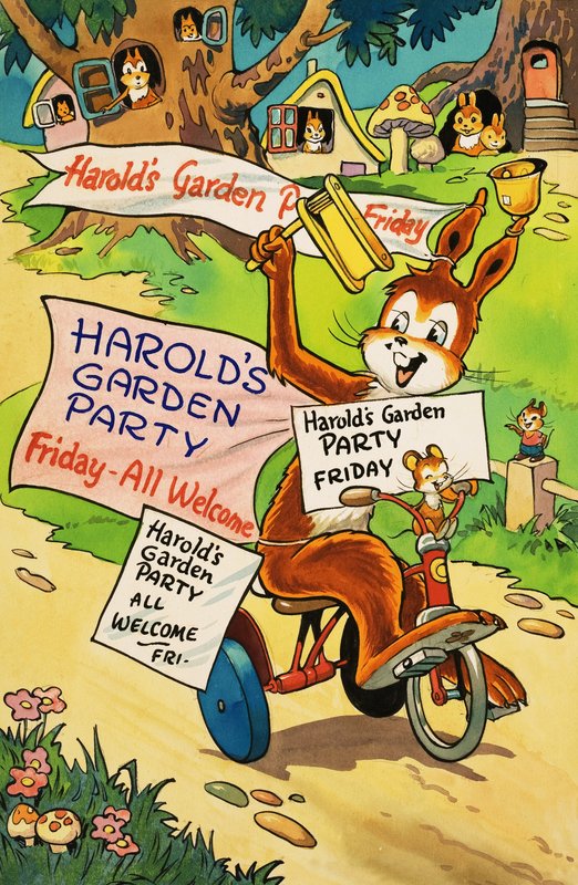 Harold Hare autorstwa Hugh McNeill