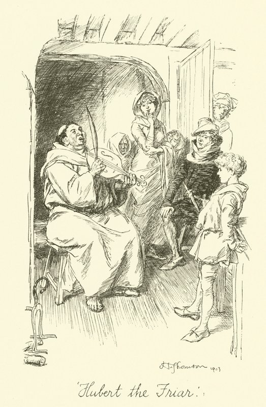 Hubert Zakonnik (lito) autorstwa Hugh Thomson