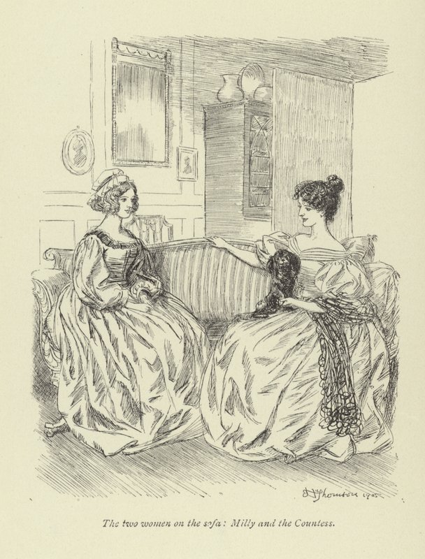 Ilustracja do Amosa Bartona autorstwa George Eliot autorstwa Hugh Thomson
