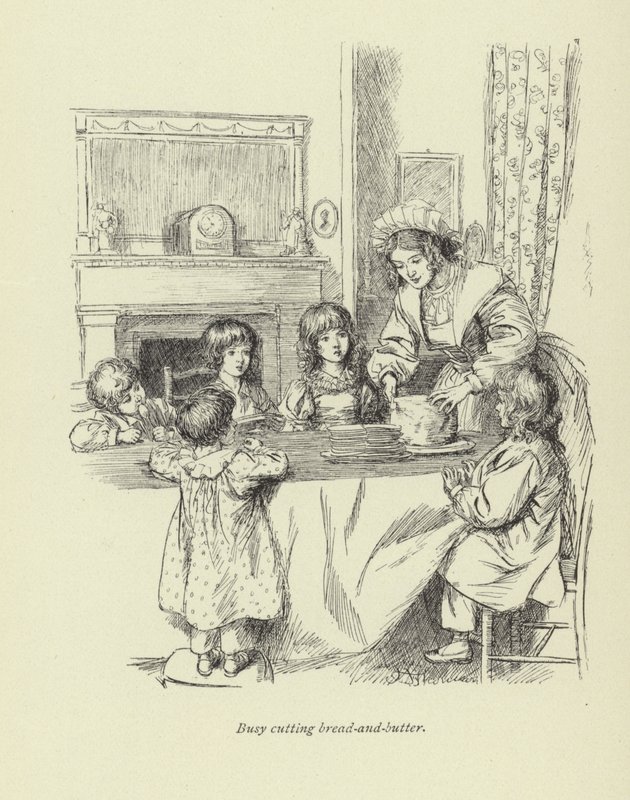 Ilustracja do Amosa Bartona autorstwa George Eliot autorstwa Hugh Thomson