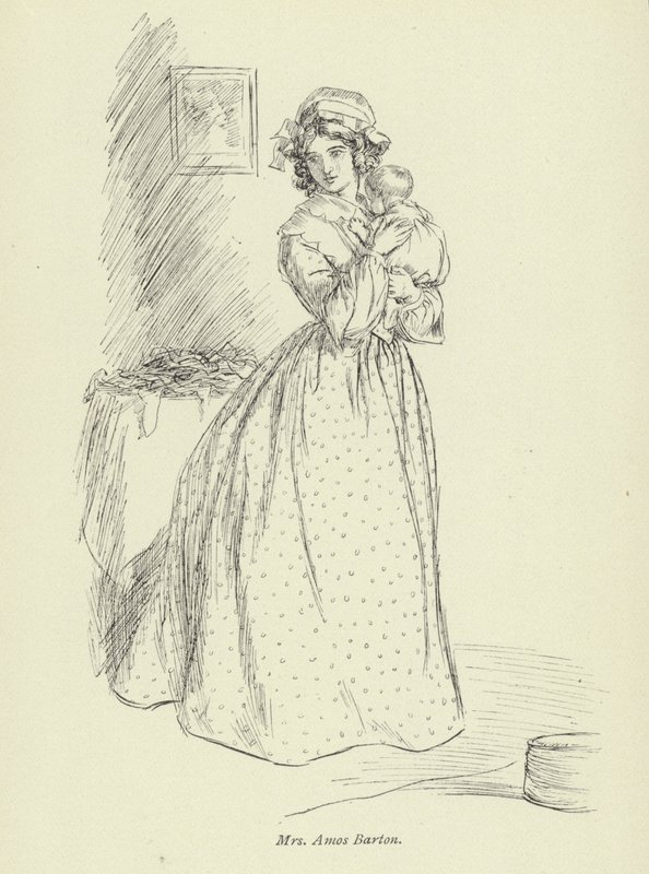 Ilustracja do Amosa Bartona autorstwa George Eliot autorstwa Hugh Thomson