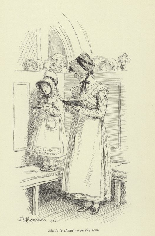Ilustracja do Amosa Bartona autorstwa George Eliot autorstwa Hugh Thomson