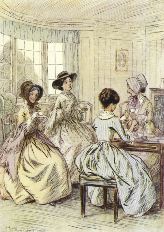 Ilustracja do Amosa Bartona autorstwa George Eliot autorstwa Hugh Thomson