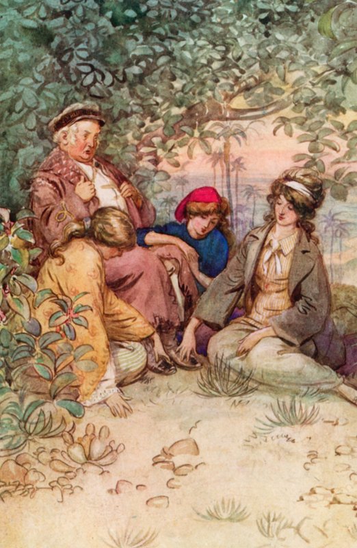 Ilustracja do filmu JM Barrie
